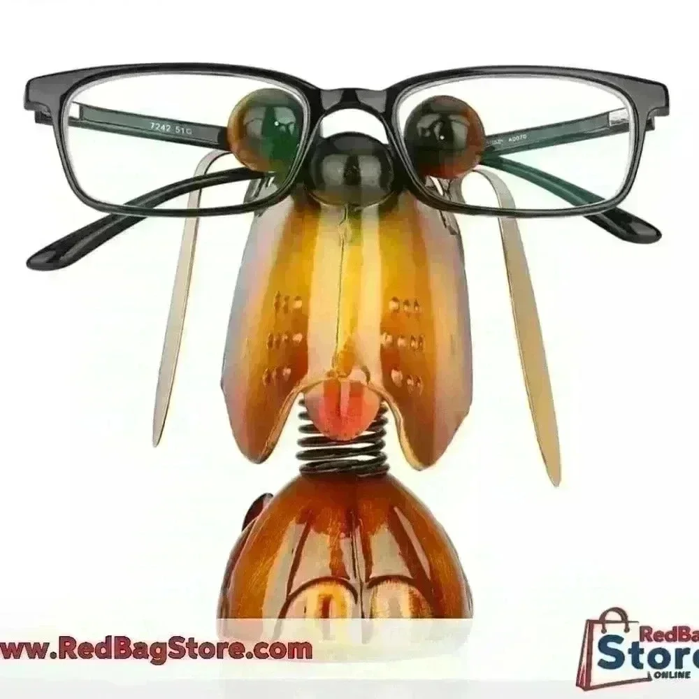 Puppy Dog Animal Stand Eyeglass Holder Iro…